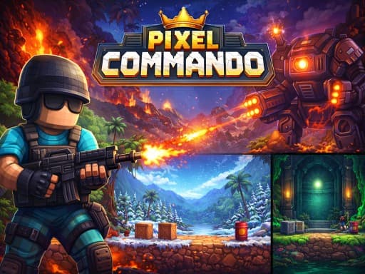 Play Pixel Commando - Free Online Adventure