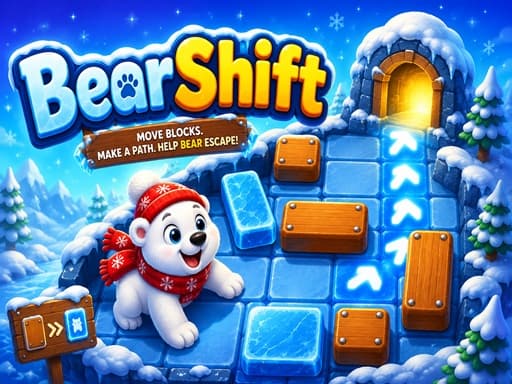 Play BearShift - Free Online Puzzle