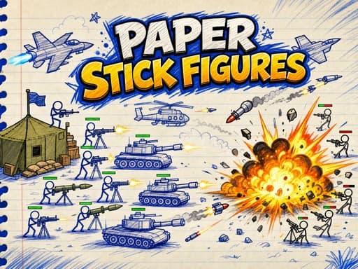 Play Paper Stick Figures - Free Online Arcade