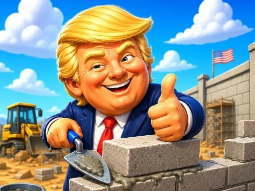 Play Trump Wall Building - Free Online Puzzle