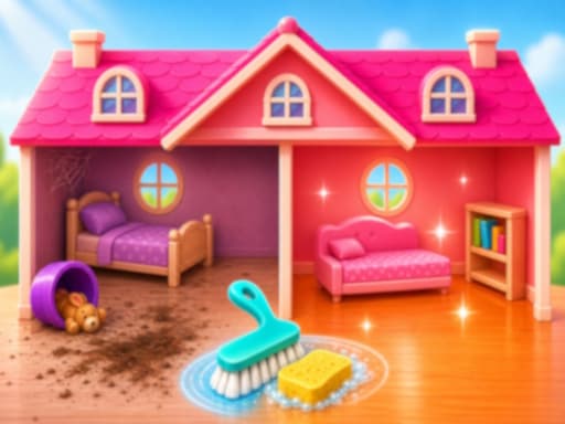 Play Tidy Up the Dollhouse - Free Online Arcade