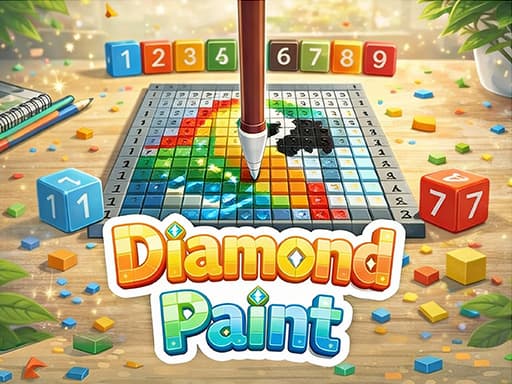 Play Diamond Paint Art - Free Online Puzzle