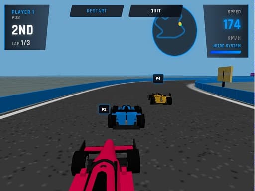Play 3D Formula Racing: Pro Edition - Free Online Action