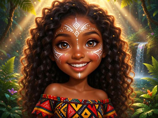 Play African Princesses: Style Island - Free Online Arcade