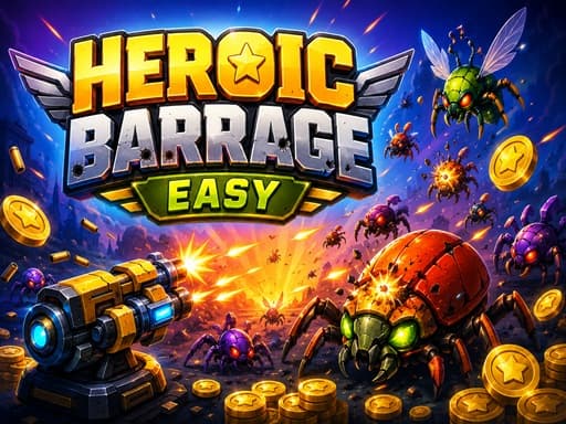 Play Heroic Barrage Easy - Free Online Arcade