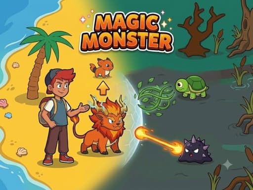 Play Magic Monster - Free Online Arcade