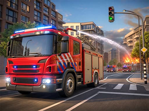 Play Fire Truck Rescue simulator - Free Online Arcade