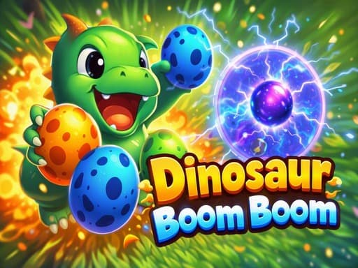 Play Dinosaur Boom Boom - Free Online Puzzle